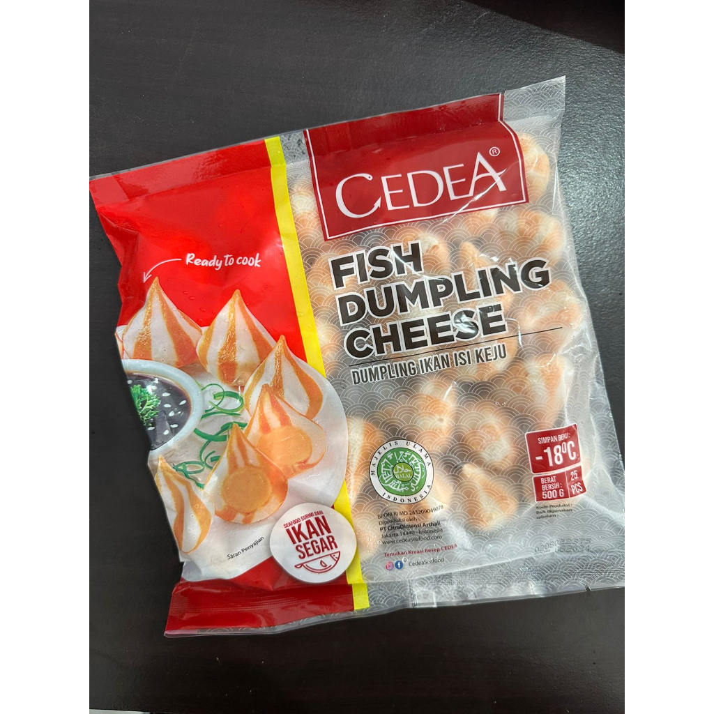 Fish Dumpling Premium Cheese Cedea - Frozen Food RF Makassar