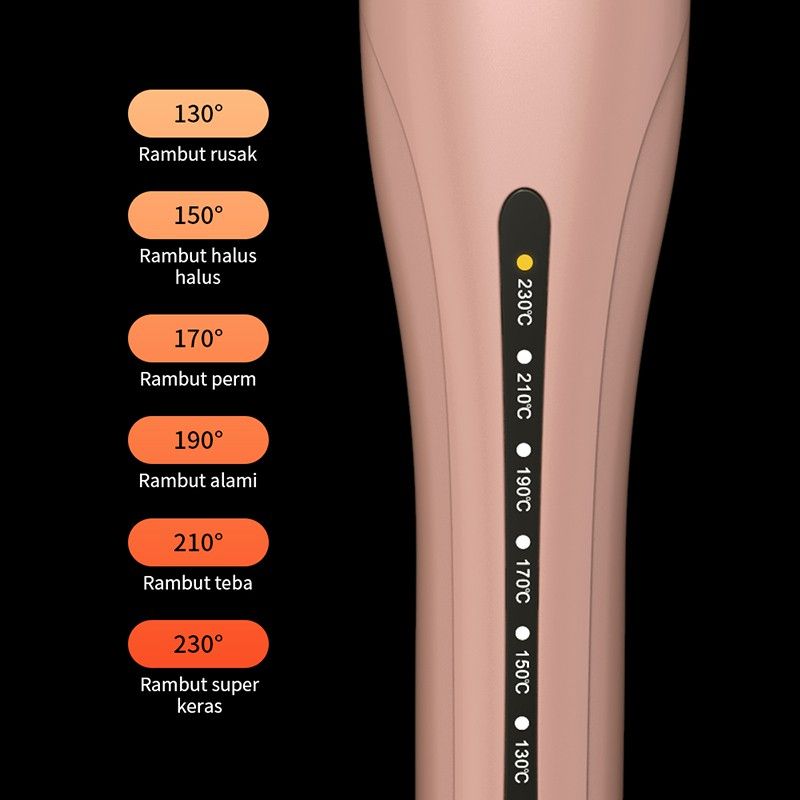 [Barang Lokal] LivChic Catokan Rambut LS304 - 3IN 65 Watts Alat pengeriting rambut Tongkat pelurus rambut Perm