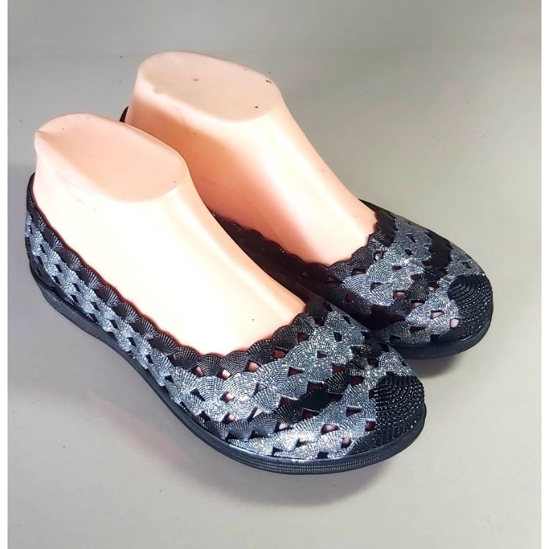 Sepatu Wanita Q-1518 Party Flat Shoes Empuk Anti Slip