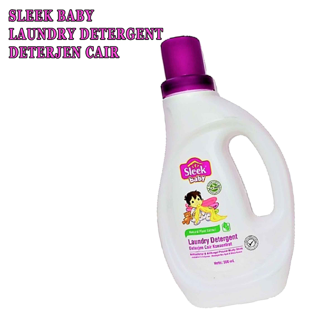 DETERGENT CAIR KONSENTRAT* SLEEK BABY LAUDRY DETERGENT*500ml