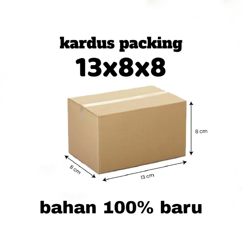 

kardus packing 13×8×8 / packing kardus / keperluan packing/tambahan packing