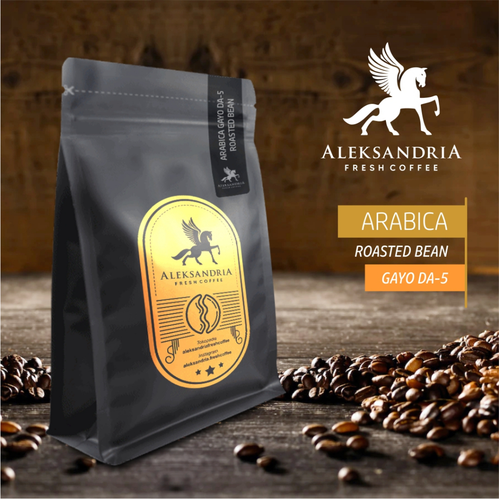 

Roasted Bean Arabica Gayo DA5 500gr-1kg