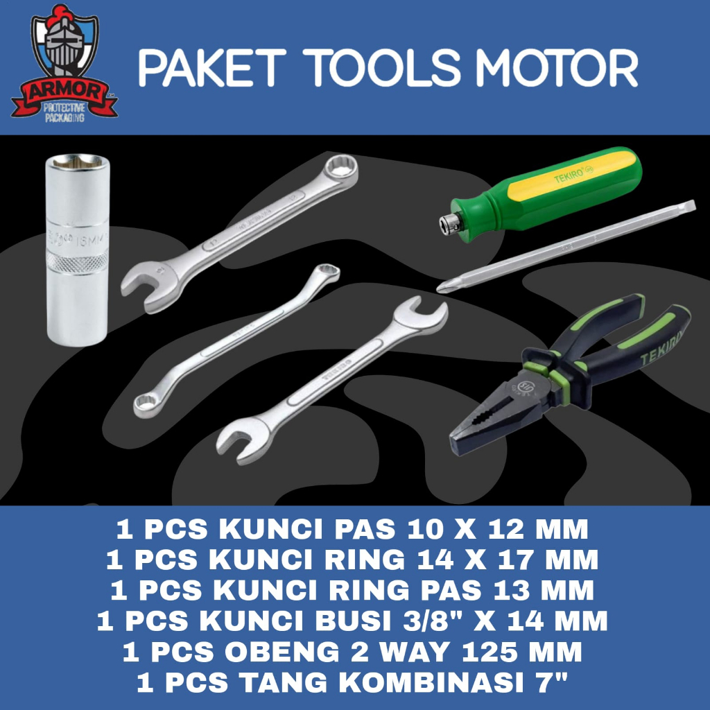 Tekiro Paket Tools Motor
