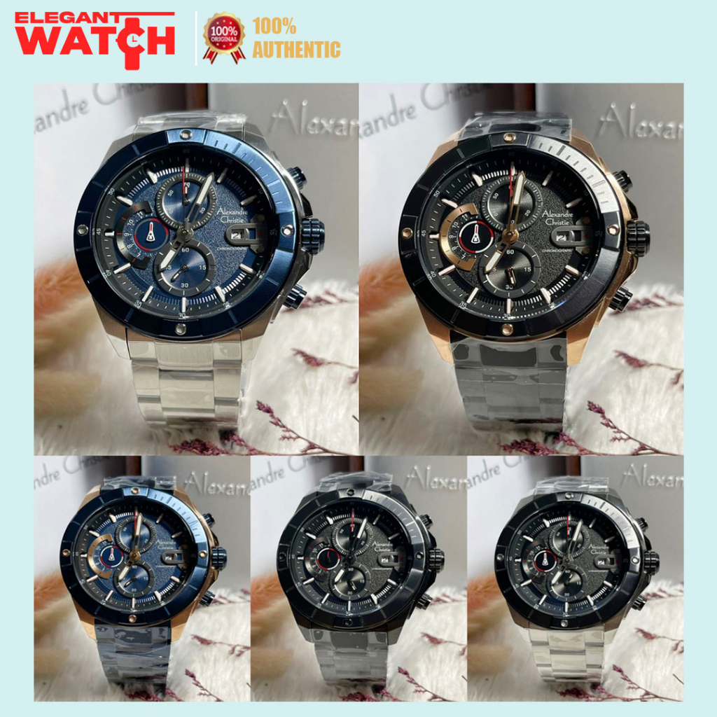 Jam Tangan Alexandre Christie Pria AC 6631 / AC6631 Original Garansi Resmi