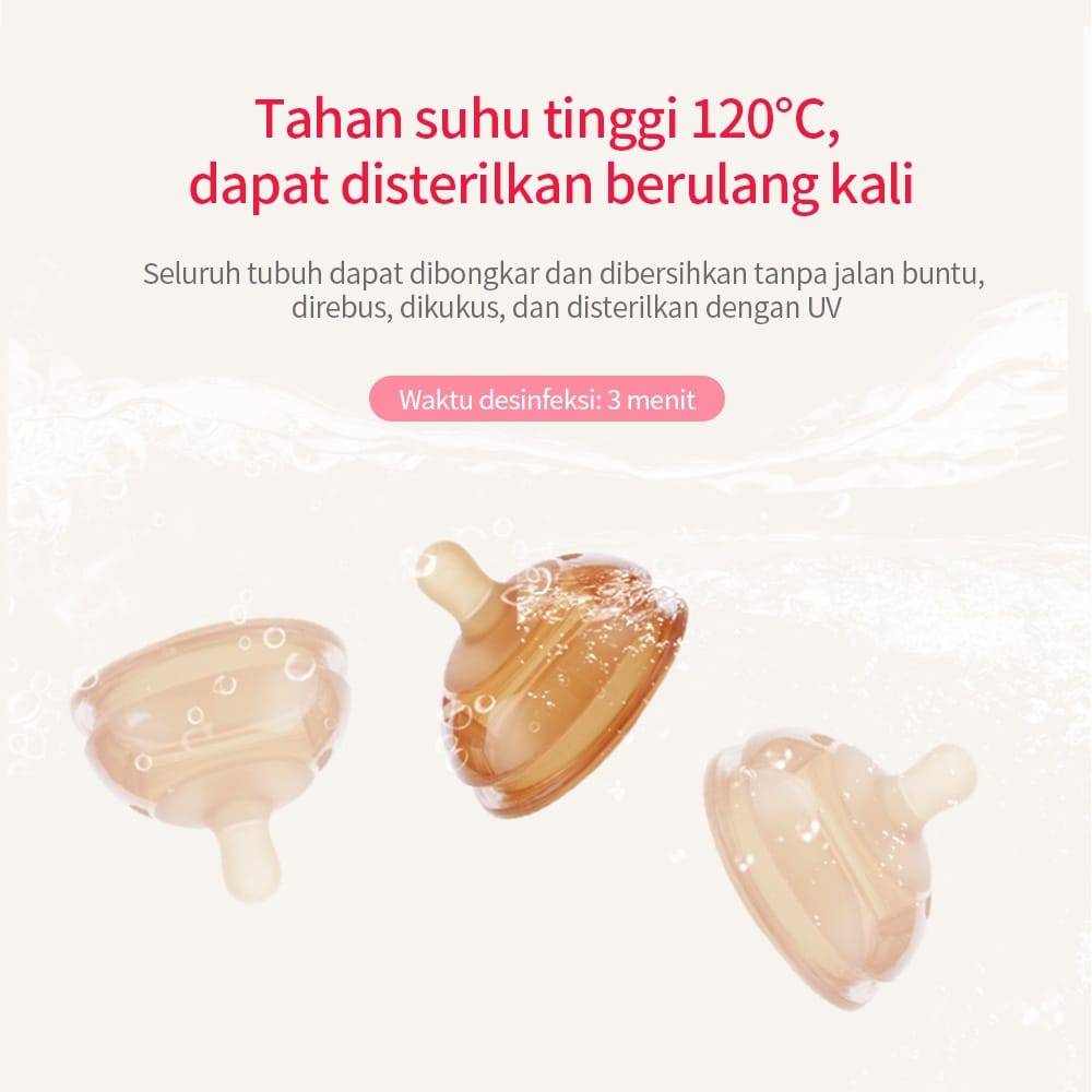 Nipple Dot Susu Tidak Perlu Pakai Selang 7cm Cocok Untuk Botol Susu COCOME Untuk 3bulan++
