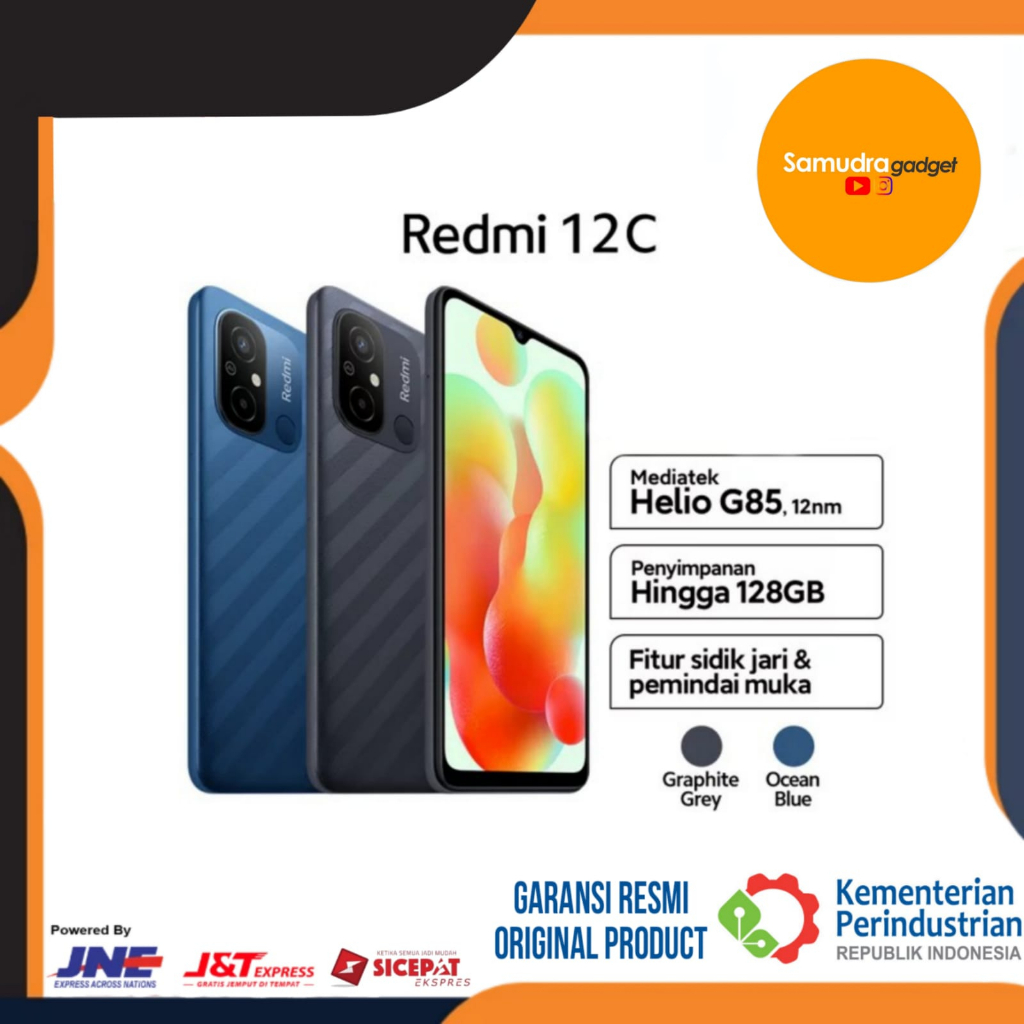 Xiaomi Redmi 12C 4/64gb NEW Garansi Resmi Xiaomi