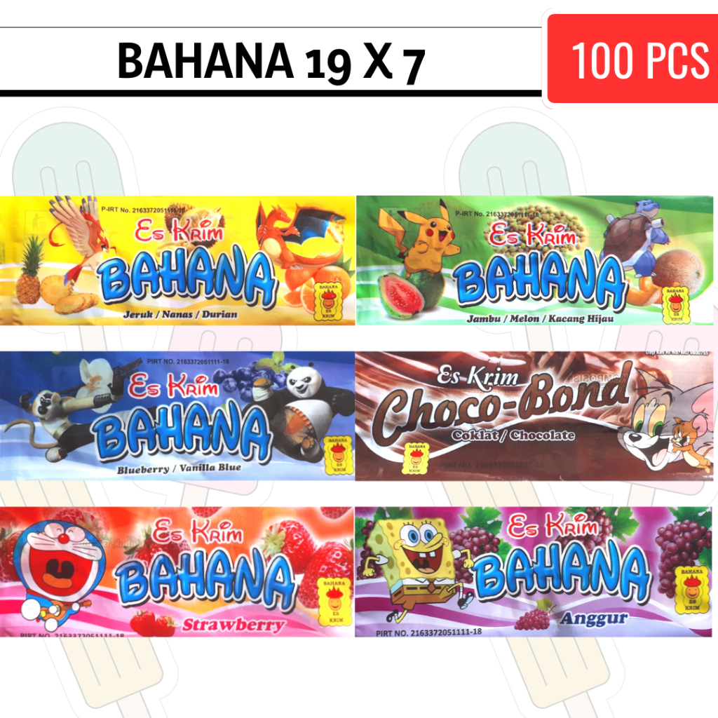 BAHANA PLASTIK ES PANJANG / BUNGKUS ICE CREAM STICK / PENJUAL KEMASAN ES KRIM BISA COD