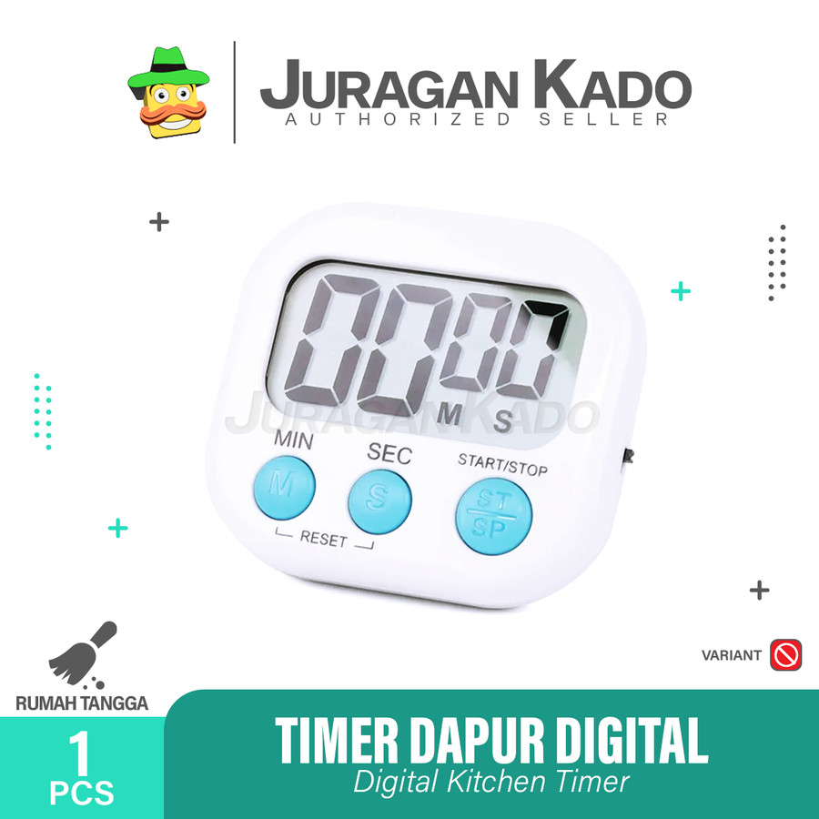 Digital Timer Kitchen Pengatur Waktu Masak Jam Digital Dapur Stopwatch Alarm Dapur