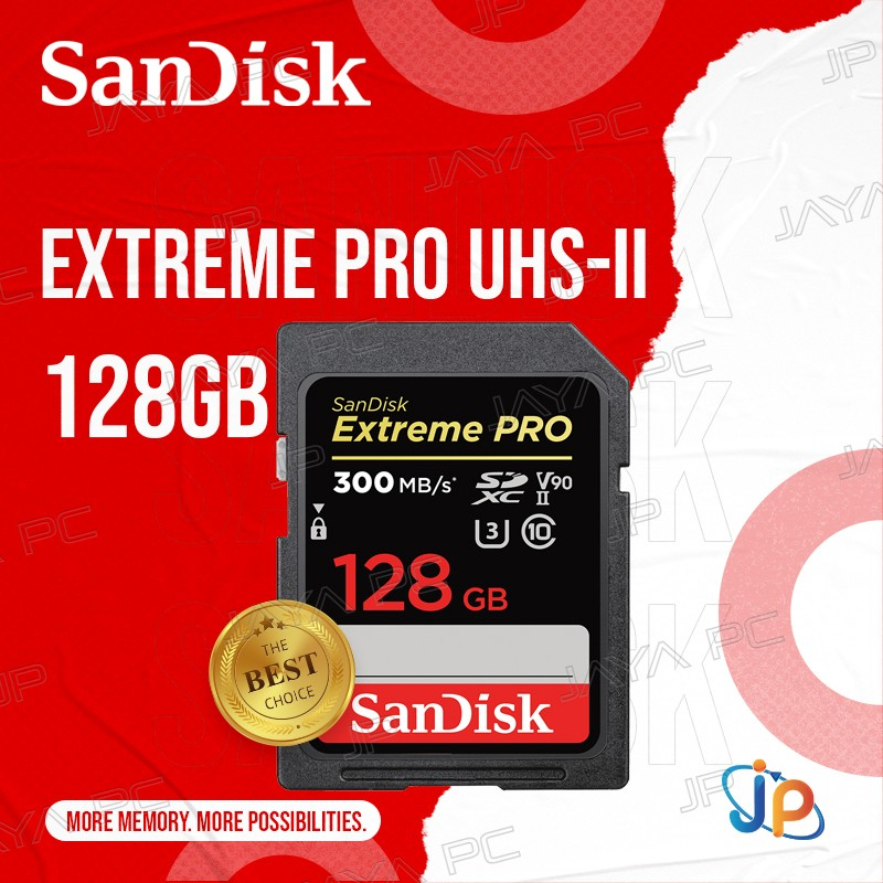 Sandisk Extreme Pro SDXC UHS-II 128GB - SD Card 128 GB