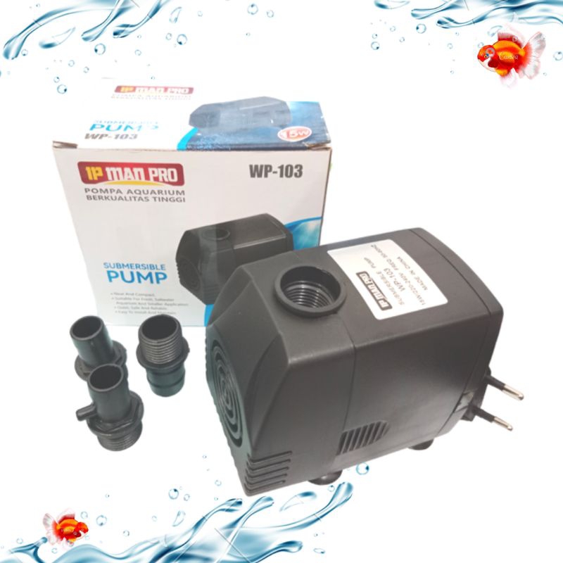 Promo Murah Pompa aquarium Kolam Air Mancur Hidroponik IP MAN WP 103