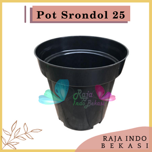 Pot Tinggi Srondol 25 Hitam - Pot Tinggi Usa Eiffel Effiel 18 20 25 Lusinan Pot Tinggi Tirus 15 18 20 30 35 40 50 Cm Paket murah isi 1 lusin pot bunga plastik lusinan pot tanaman Pot Bibit Besar Mini Kecil Pot Srondol