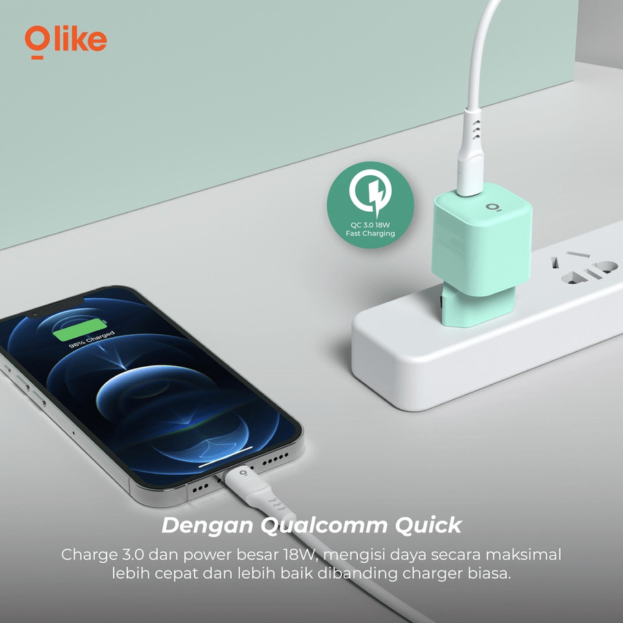 Olike C302 Ultra Compact Quick Charger 20W Apple iPhone 14 13 Pro Max