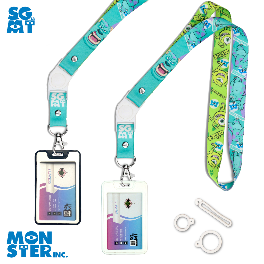 Lanyard ID Card Holder Name Tag HP Lanyard Full Printing FREE 3 Pcs Oring Monster Inc