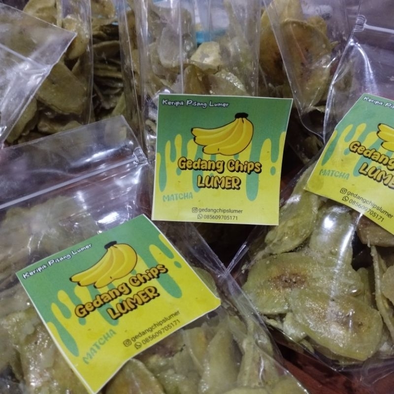 

keripik pisang lumer rasa matcha / green tea 100g