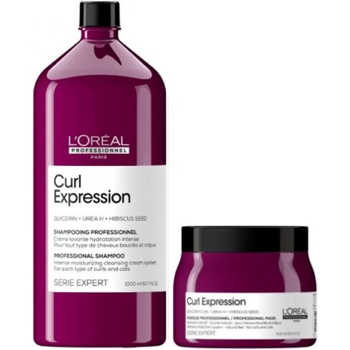 Loreal Curl Expression Shampoo 1500ml | Sampo Rambut Keriting & Kering
