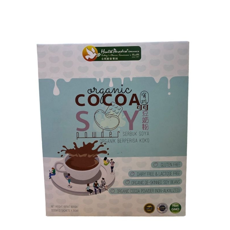 

Health paradise organic cocoa soy powder 300gr