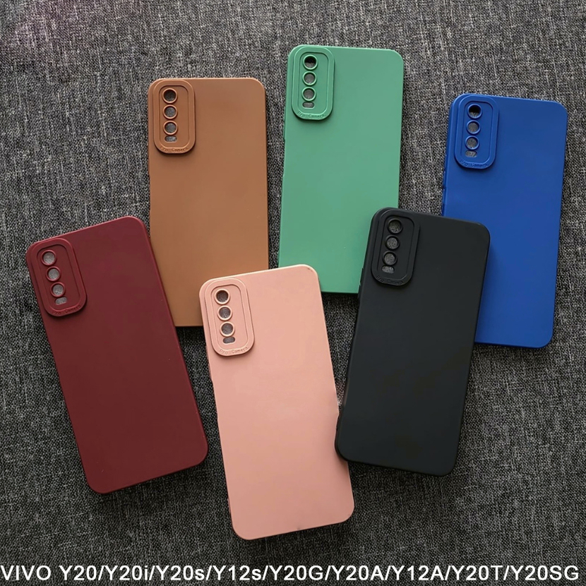 SILIKON CAIR ASLI RESMI CASE VIVO Y16 Y15S Y01 Y15C Y22 Y22S Y35 Y21 Y33S Y21E Y21S Y20 Y20I Y20S Y12S Y17 Y15 Y12 Y11 2019 COVER TAHAN GUNCANGAN SOFTCASE CASING