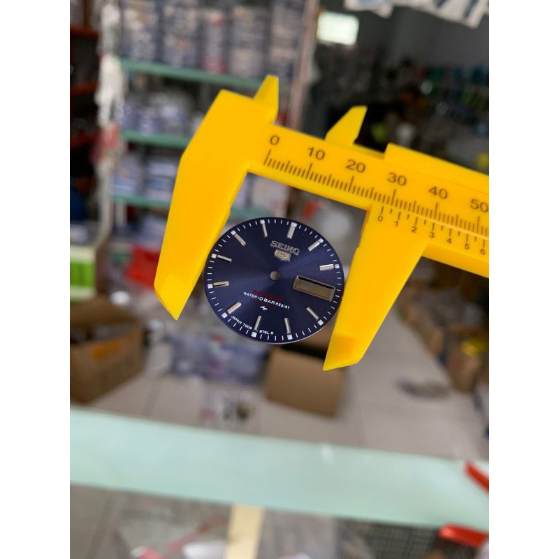 Plat dial jam tangan Seiko 5 sport Biru 7009