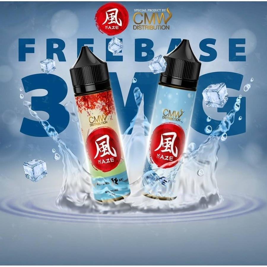 Liquid Kaze Winter Fuyu 60ML 100% Authentic by CMW - Polo Ice