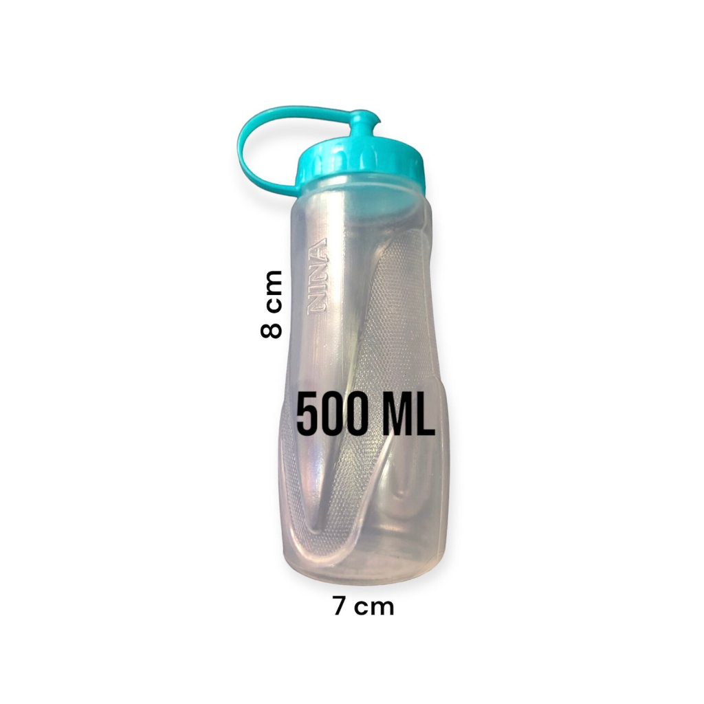 BOTOL MERK NINA 500ML - BAHAN PLASTIK HIGH QUALITY - SAUS, KECAP, MAYO. DLL - SERBAGUNA