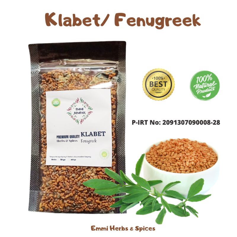 

Klabet/Fenugreek/Rempah/Masakan Timur Tengah/JSR