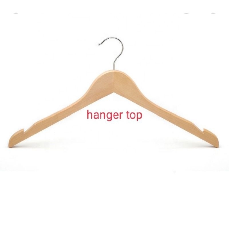 HANGER KAYU DEWASA  SUPER TEBAL | HANGER GANTUNGAN BAJU  (WOOD )