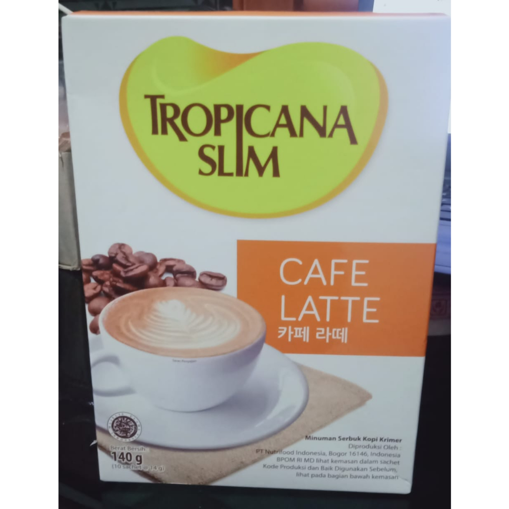 

Tropicana Slim Cafe Latte dan white coffe - Kopi Susu Nikmat Tanpa Gula Pasir