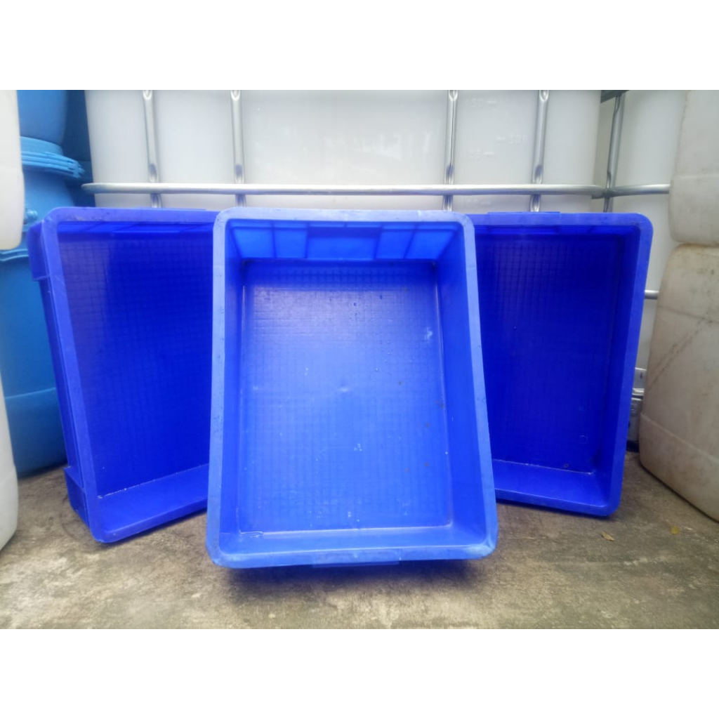 Bak Plastik Kotak Keranjang Rapat Keranjang Buah Plastik Box Reptil Box Filter Kolam Box Plastik Bek
