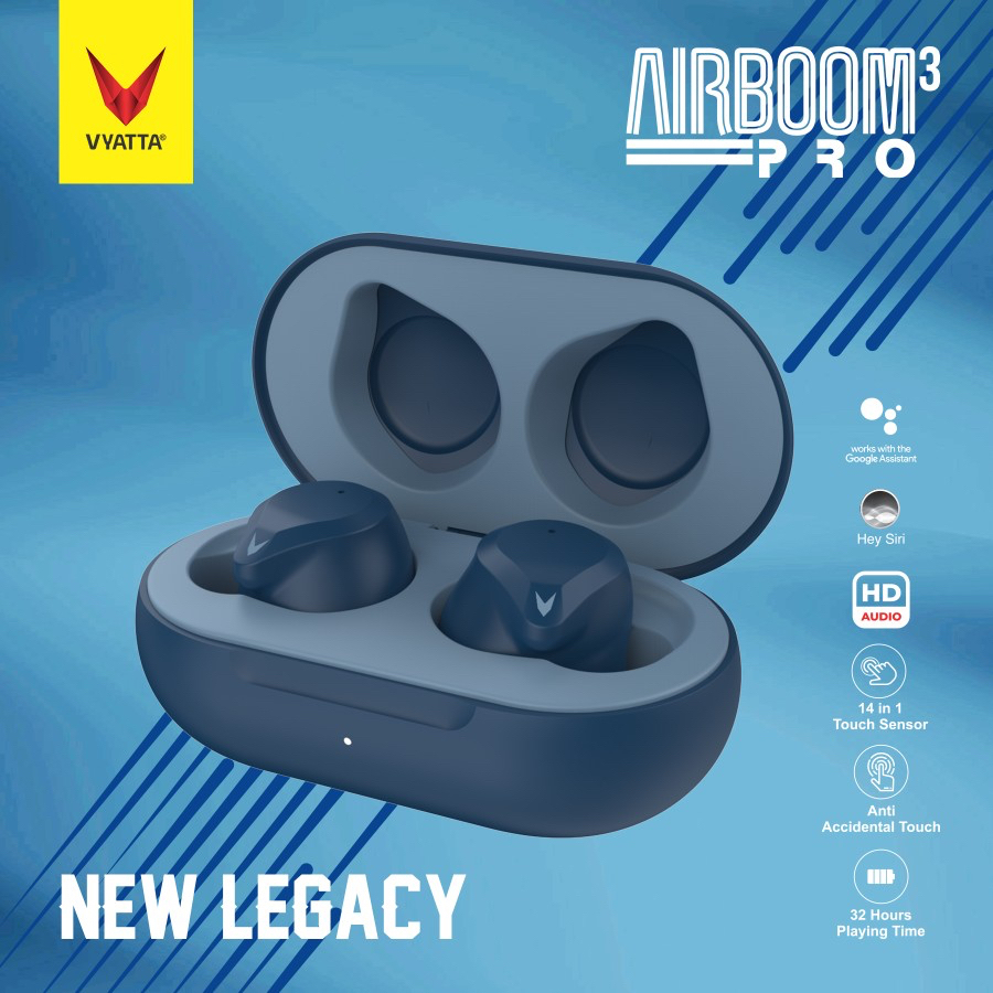 VYATTA Airboom Pro Headset Earphone TWS Bluetooth