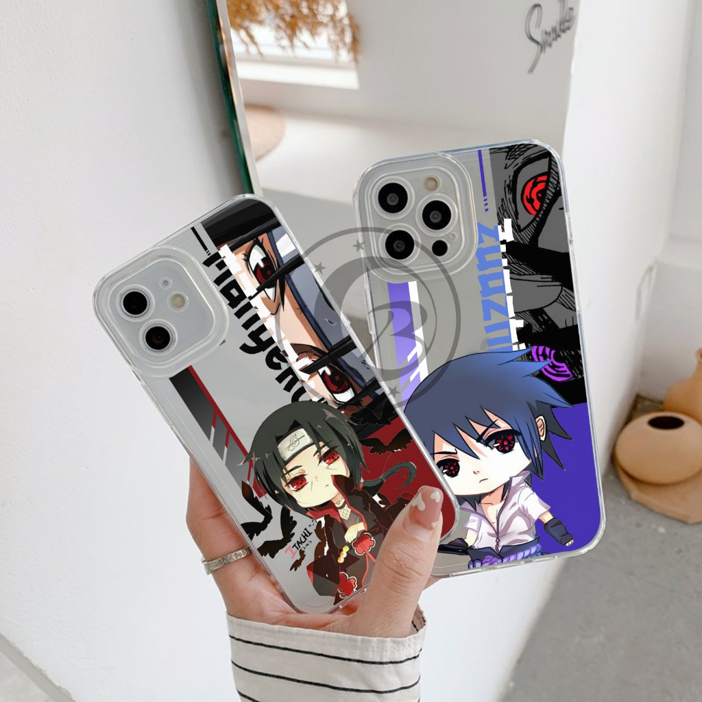 CASING SOFTCASE ANIME ITACHI & SASUKE TPU CASE FOR VIVO V11 V15 V17 V20 S1 Z1 PRO Y22 Y17 Y20 Y21S V