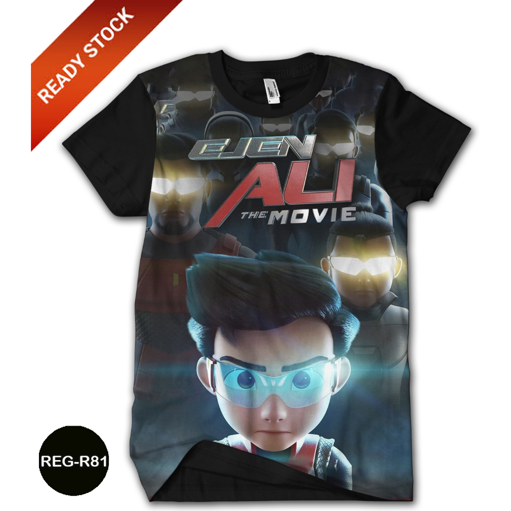 Baju EJEN ALI Baju Anak dan Dewasa Ejen Ali Series Trendy #REG-R81