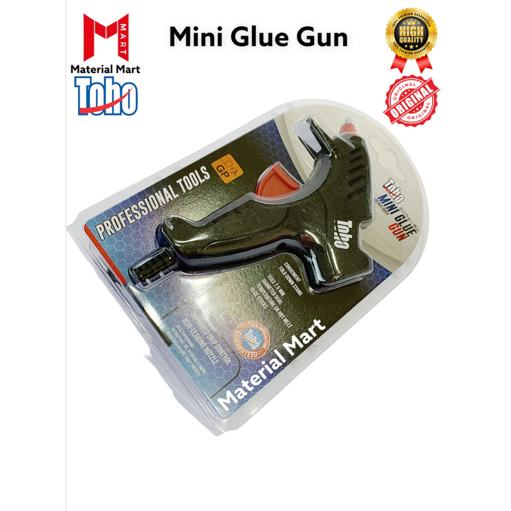 Mini Glue Gun TOHO | Tembakan Lem Tembak Bakar Lilin Batang | Material Mart