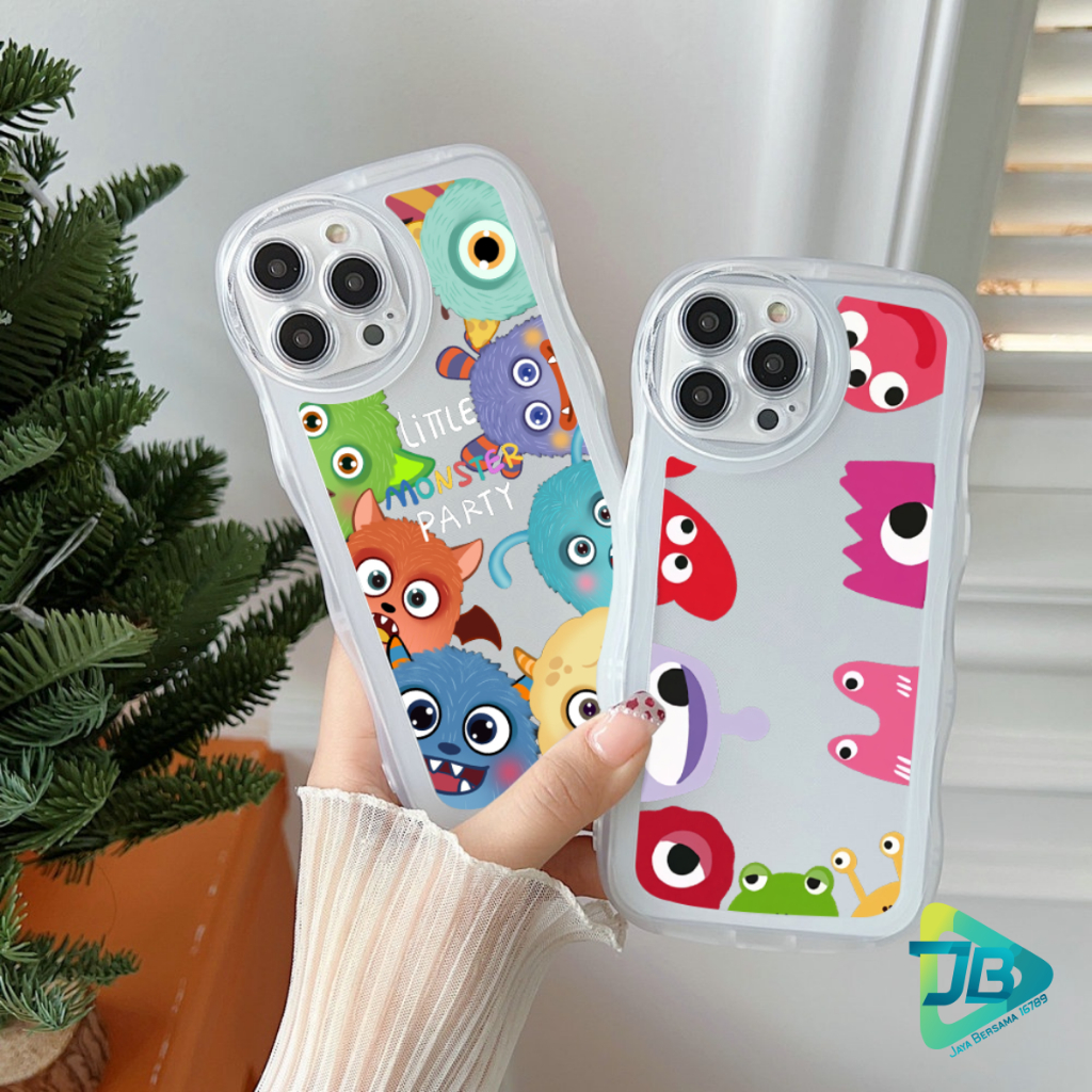 CUSTOM SOFTCASE WAVE GELOMBANG CLEAR CUSTOM MONSPART FOR REALME C1 C2 5 5I C3 9 9I 10 C11 C12 C25 C15 C20 C21 C21Y C25Y C30 C31 C33 C35 NARZO 50I 50A PRIME JB8441