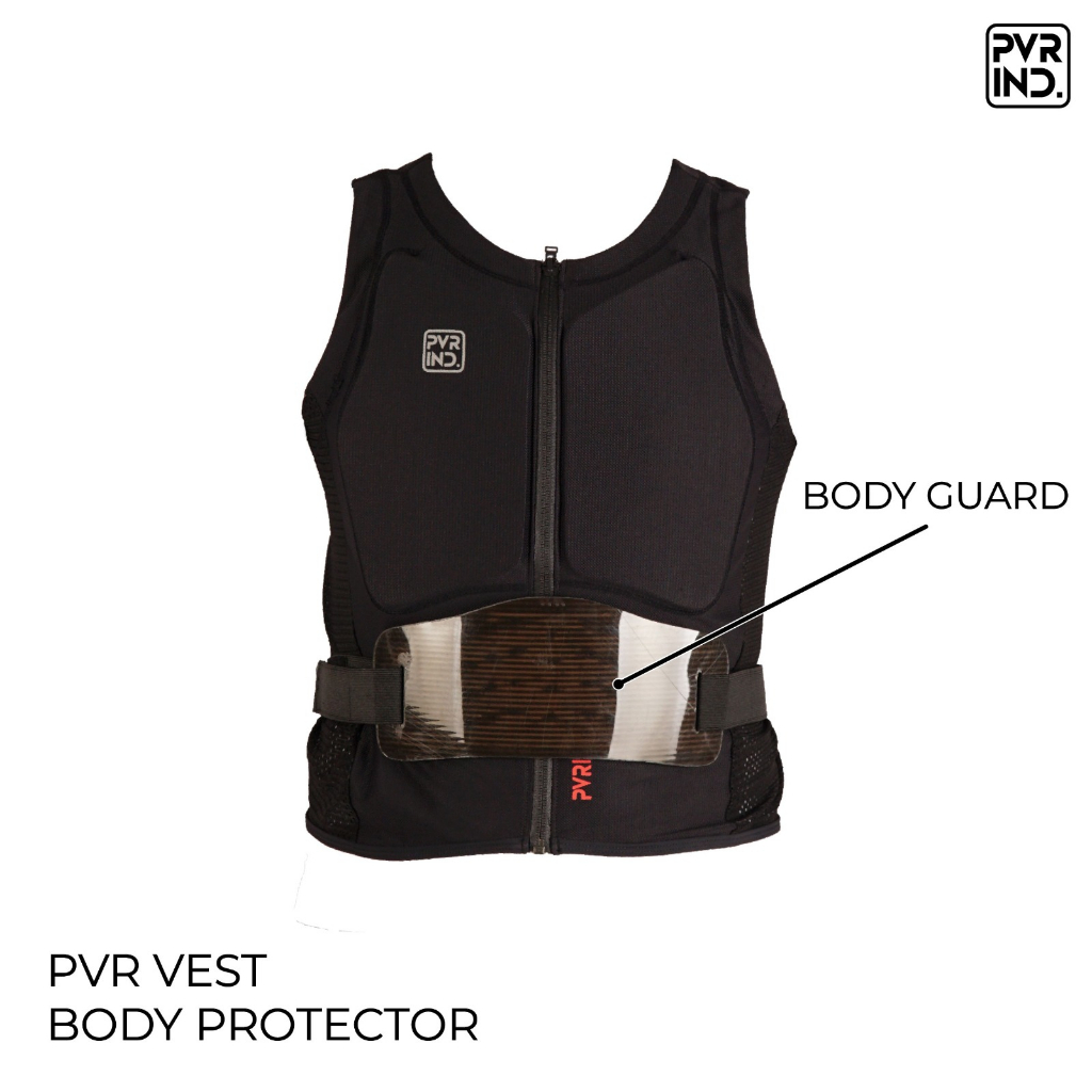 Vest Rompi Body Protector Roadbike MTB Touring Motocross PVRIND Hitam