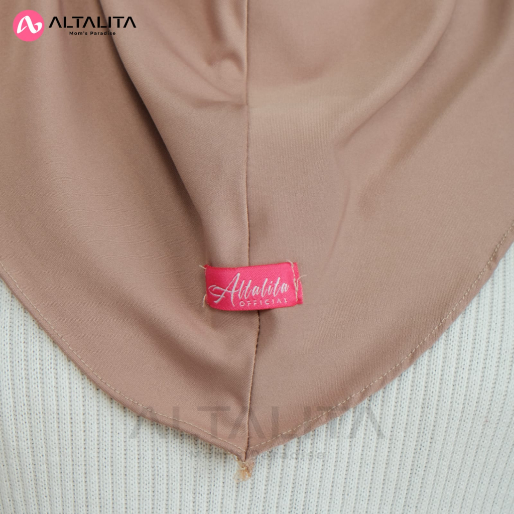 Altalita - Kerudung Bergo Helma Sport Instan Akses Lubang Masker Headset Earphone Kacamata Bahan Jersey Premium Cocok untuk Olahraga Volly Futsal Senam dan Sehari-hari