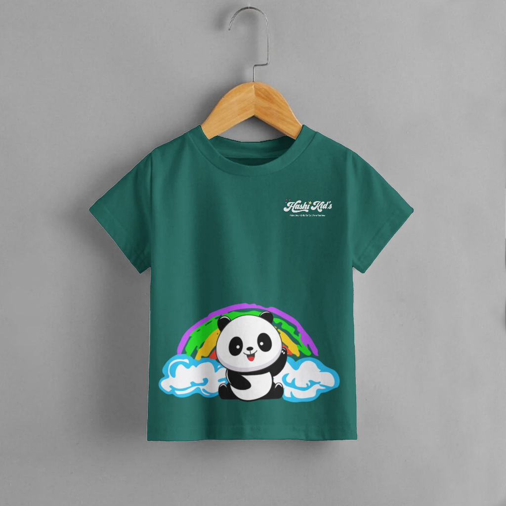 Kaos Anak Rainbow Panda - Atasan Anak Laki Laki Dan Perempuan