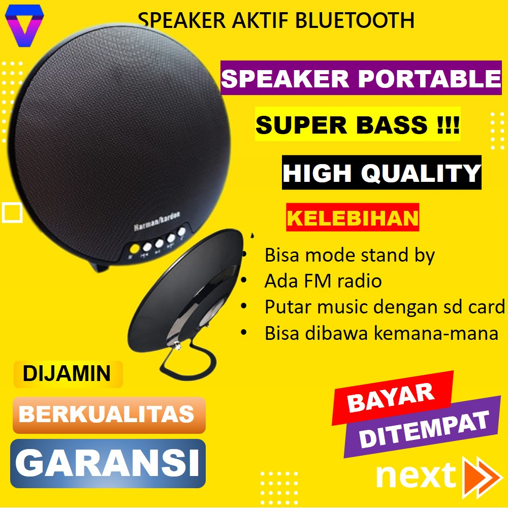 SPIKER AKTIF BLUETOOTH ONYX SUPER BASS SPEAKER WIRELESS PERTABLE SPEKER MINI HIGH QUALITY SOUND JS184