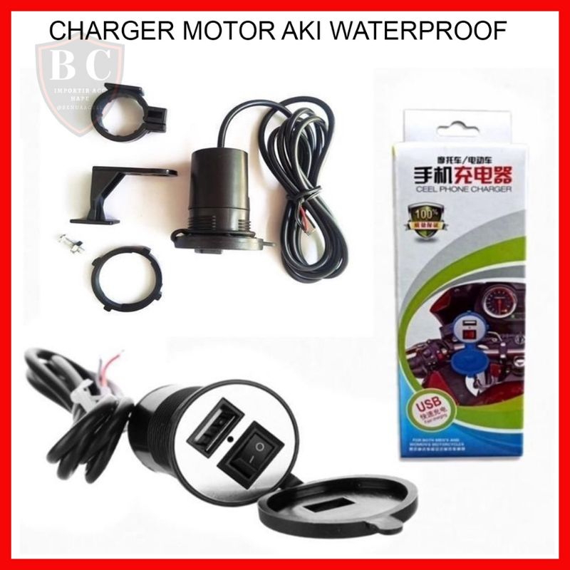 CHARGER MOTOR anti air. USB Charger HP 2A