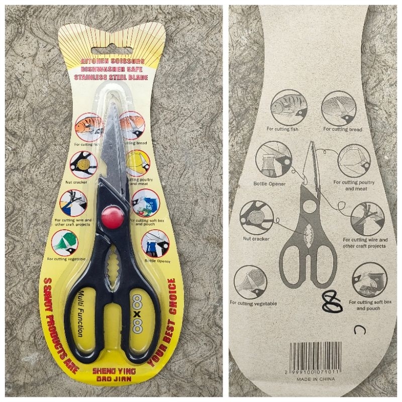 

Gunting 8 Fungsi Serbaguna Multifungsi Murah