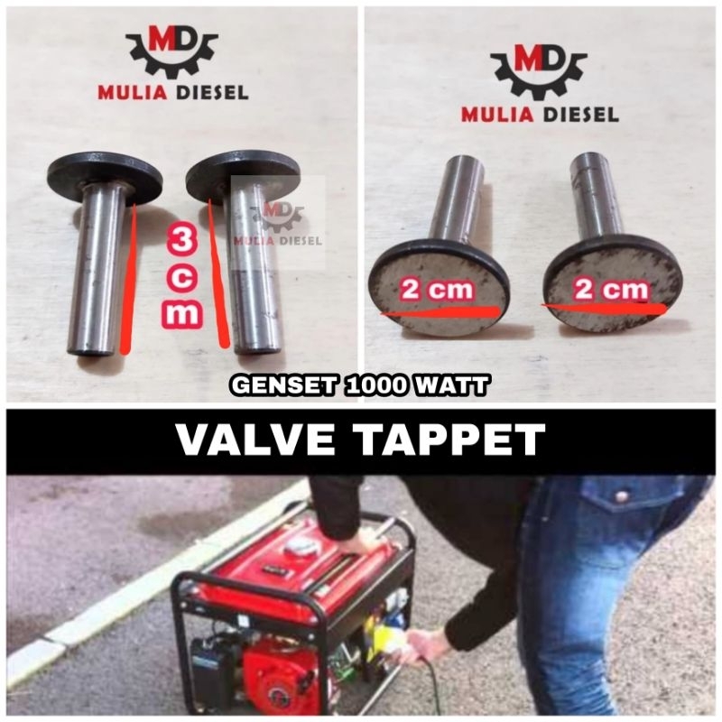 Valve Tappet Tapet Mesin Genset Generator ET1500 1000 watt 4 tak