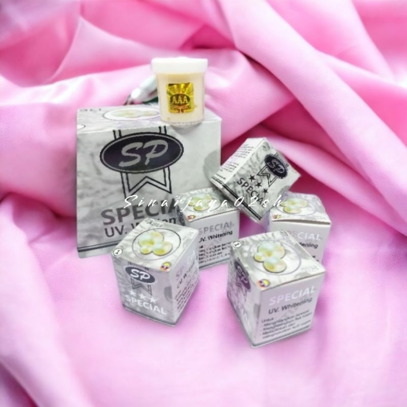 (harga 1lsn isi 12 ) Cream Sp Mutiara Dus Putih Special UV Whitening Original