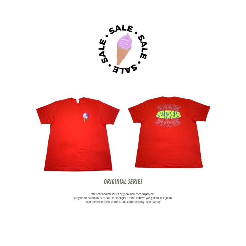 Meded Project T-Shirt Oversize Season "MELTDED ICE CREAM"