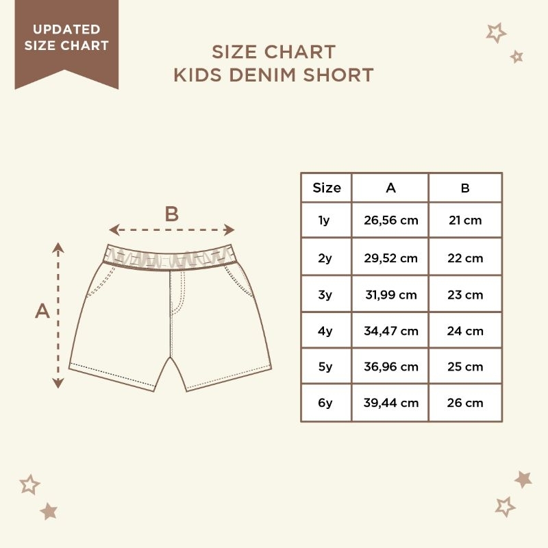 Little Palmerhaus Kids Denim Shorts / Celana Jeans Anak