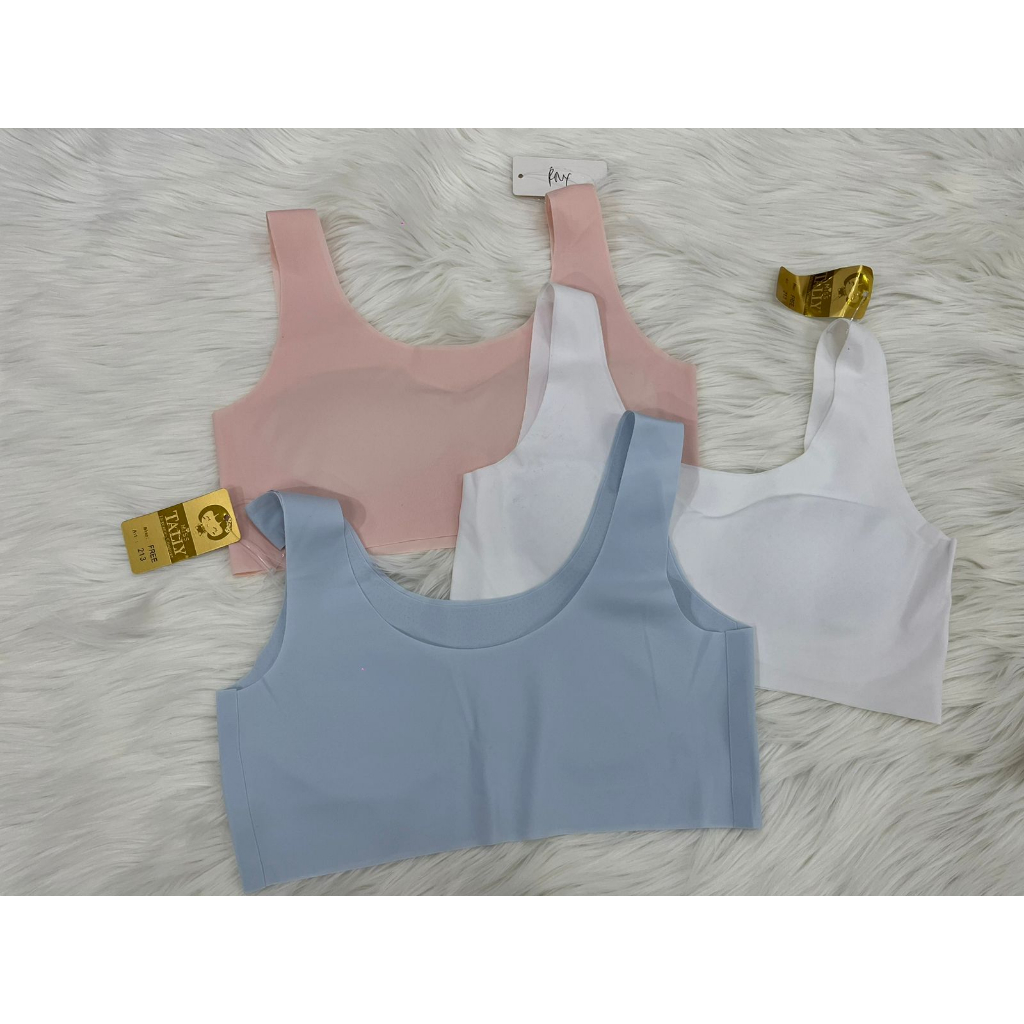 MINISET 213 TALLY - MINISET TALLY SEAMLESS 213 - TALLY-MINISET SEAMLESS TANPA JAHITAN-ADA BUSA TIPIS-213Tally 213 222 Bra BH Miniset ABG Remaja Seamless LicinBra BH Anak Perempuan Miniset Tally