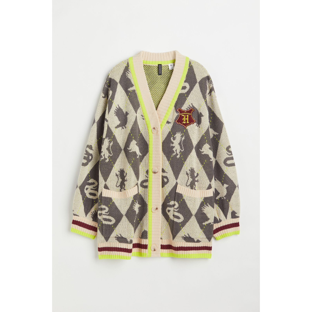 HMM edisi HARRY POTT*r  l button knit cardigan