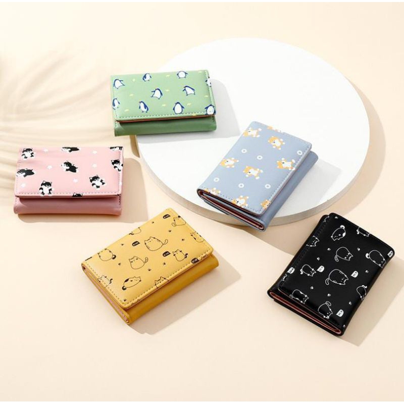 DW-19 Dompet Lipat Wanita Mini Import