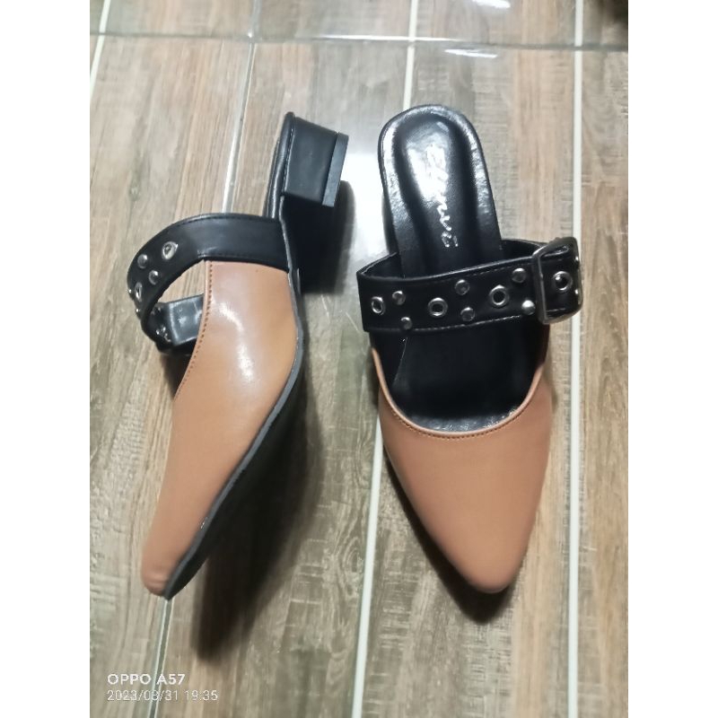 sandal wanita mules Belinda series 3cm