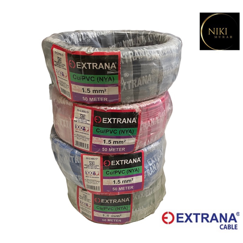 Kabel Extrana NYA 1.5mm 50meter