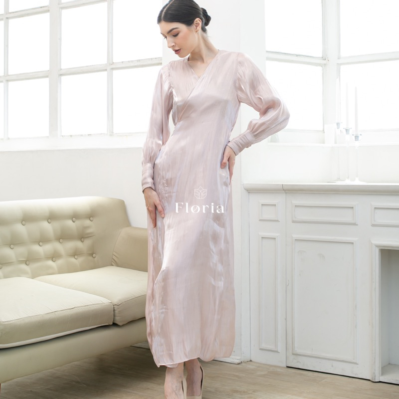 (NEW) Martha Shimmer Dress Luxurious Raya