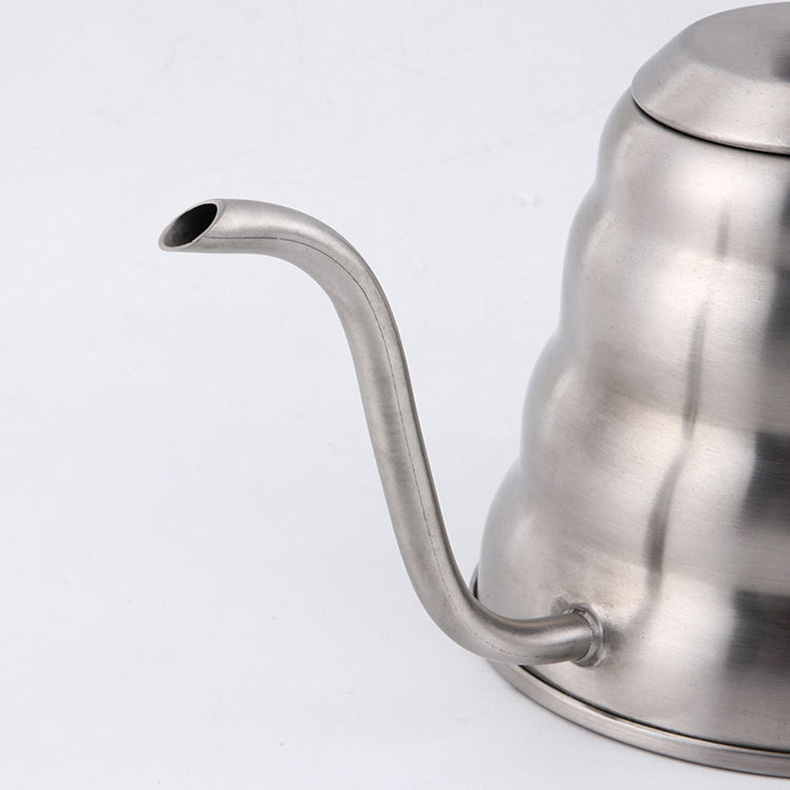 Teko Kopi Leher Angsa Coffee Maker Pot Drip Kettle 1L - PRF10 - Silver